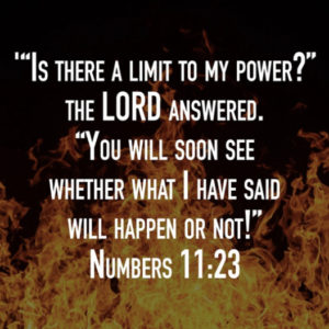 Stop limiting Yahweh’s power in your life!